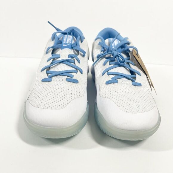 Nike NWT Men’s Size 10 Women’s Size 11.5 White Blue Hyperquick Volleyball Shoes - Picture 8 of 16